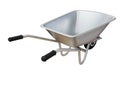 New Garden Metal Wheelbarrow Cart Isolated on White